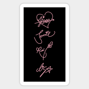 GIRLGROUP SIGNATURES Magnet